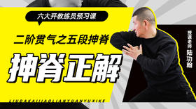二阶贯气之【五段抻脊——抻脊正解】六大开教练员预习课