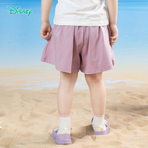迪士尼2025夏季新款女童凉感短裤宽松轻薄透气休闲短裤凉感百搭裤子ZD2EK019 商品图4