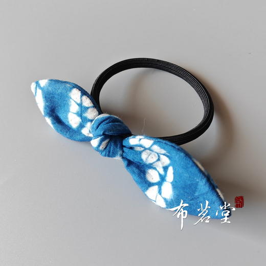 扎染蝴蝶结头花 商品图2