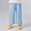 笛莎Deesha 童装女童裤子2025夏新款女童可爱小花装饰牛仔裤 商品缩略图0