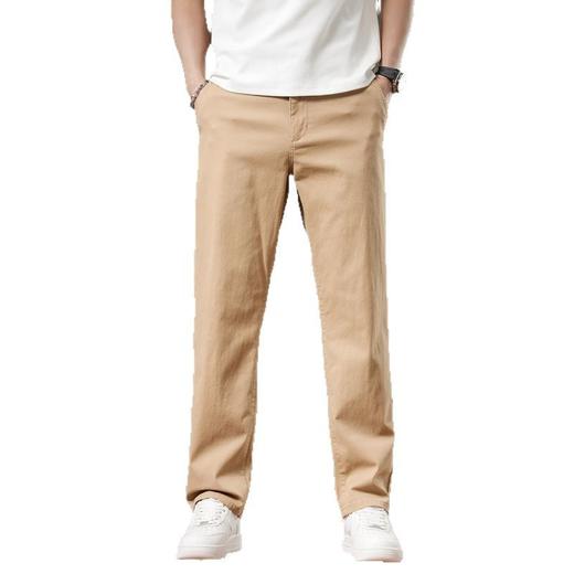 【加长款】【DQ】大依优型大码男装加长版休闲裤简约宽松百搭弹力直筒长裤男士夏季 商品图4