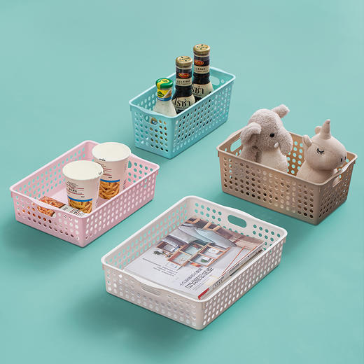 茶花圆点收纳筐-XL2895 商品图4