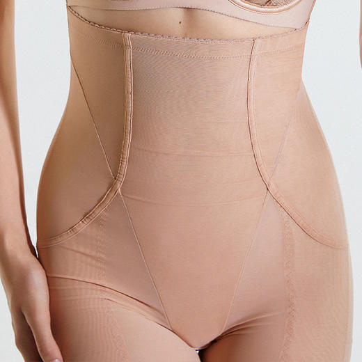 CB | 蝶影裸肤色隐形高腰塑裤 商品图0