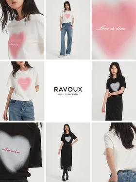 夏日心动暴击|这件爱心闪粉T恤太会撩了