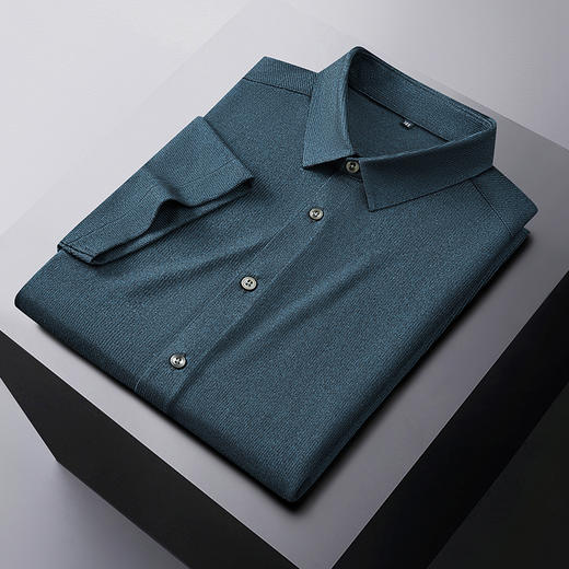 【DM】大依优型大码短袖衬衫加肥加大半袖衬衣男夏季薄款胖子休闲宽松上衣 商品图3