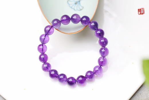 紫水晶手串【灵紫】，珠径8.5/9/10mm 商品图0