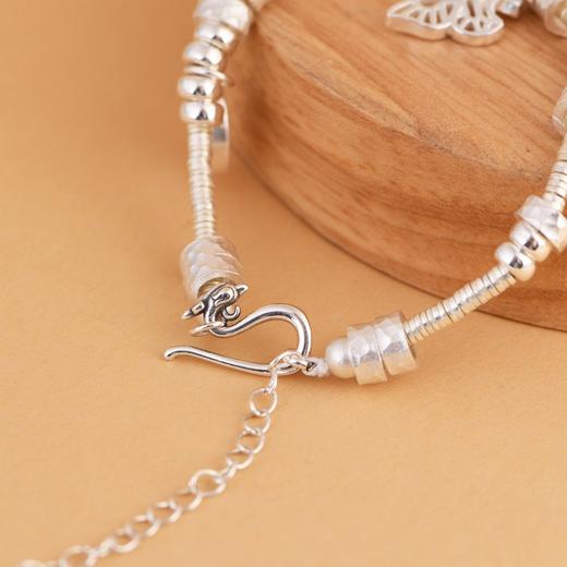 【温柔岁月】S925银竹叶水滴如意蝴蝶盘缠手链【SCH-CK40207-4】 商品图2