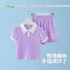 迪士尼【学院风凉感套装】2025夏季新款女童冰感透气短袖短裤两件套ZD2ET045 商品缩略图2