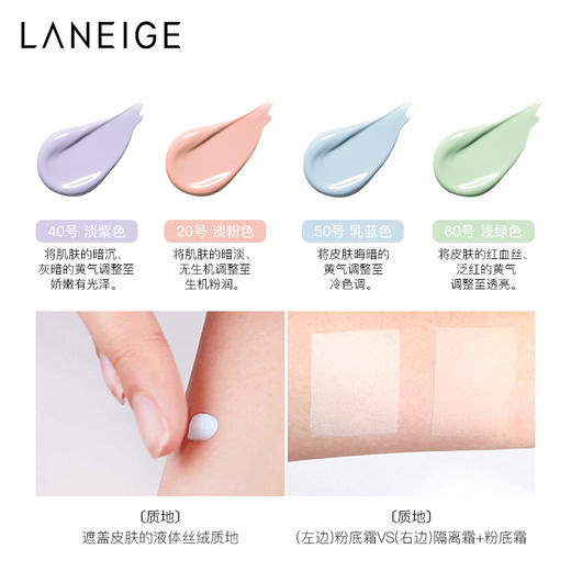 【海豚美购】韩国LANEIGE 兰芝补水保湿 面部护肤 隔离霜30ml(绿色) 商品图4