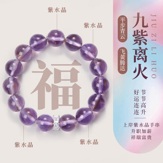 乘风破浪的姐姐联名【ISME 水晶手串】姐姐同款疗愈水晶 约会/日常/通勤 各种场合通通拿捏 商品图6