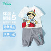 迪士尼【匹诺曹IP凉感套装】25夏新款男童冰感短袖T恤透气短裤套装ZD2ET029 商品缩略图3