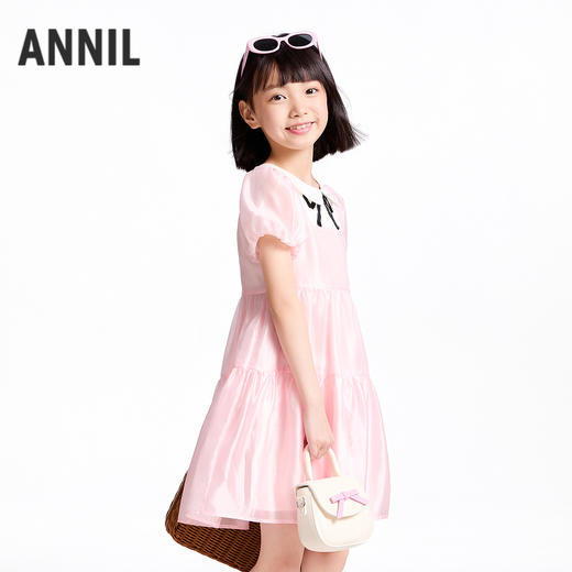 【实体店同款】女童短袖连衣裙夏季新款安奈儿童装AG523616 商品图2