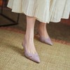 【预售5天】包头凉鞋女夏季法式气质后空猫跟尖头浅口高跟女鞋MT&ML7333 商品缩略图3