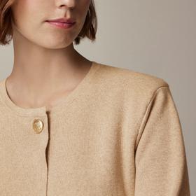 好折！Jcrew长款 Giselle 针织毛衣外套