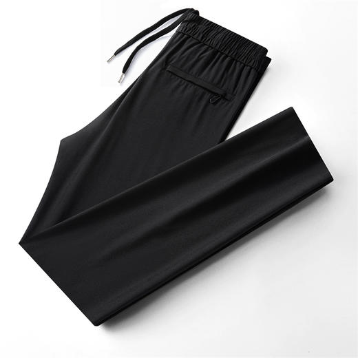 男士休闲运动裤  冰丝裤舒适百搭轻薄抗皱轻盈微弹面料舒适透气垂坠顺滑不起皱528 商品图1