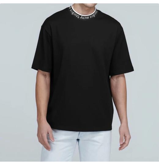 A.S 领口字母织带 弹力宽松圆领短袖 TX434 商品图1