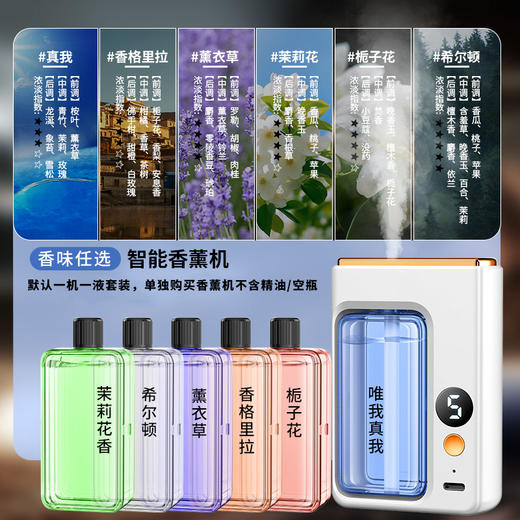 【智能香薰机！给家一个五星酒店香】清新香氛，喷香持久芬芳，时刻沁入心扉，唤起幸福的记忆。家中新宠，无痕壁挂，清新空气，让空气充盈迷人芬芳。氛围感拉满，小巧不占地，美好生活从此开始！ 商品图6