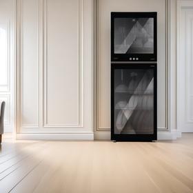 万宝380升消毒柜双门黑色580*480*1610