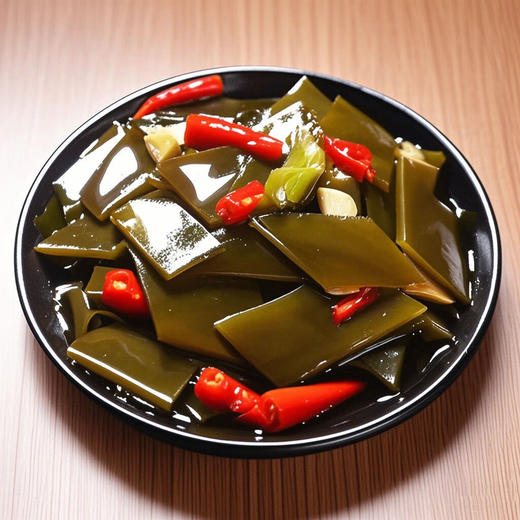 香卤海带块，80袋，天然香辛料，慢卤制作，富含碘·钙以及丰富的纤维，鲜嫩脆滑，咸鲜适口，吃法多样，早上配粥，中午拌面条，下午当零食M 商品图3