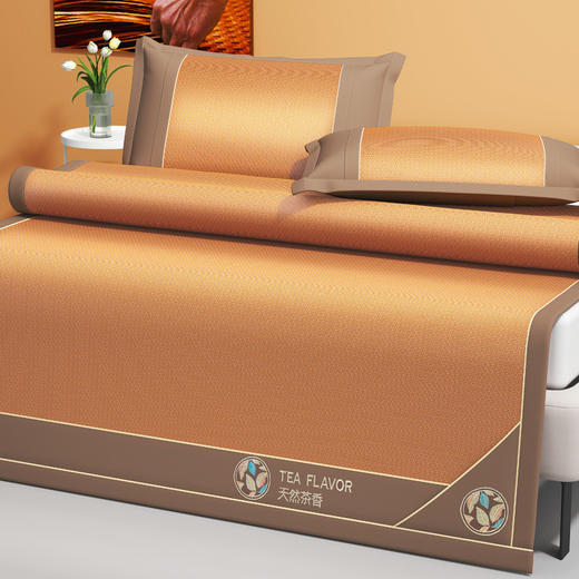 日用百货-夏天冰丝凉席藤席软席子床笠竹席可水洗 商品图3