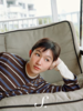 shyshystill/shy202411022/宽松棉质假两件双层撞色条纹圆领长袖 商品缩略图4
