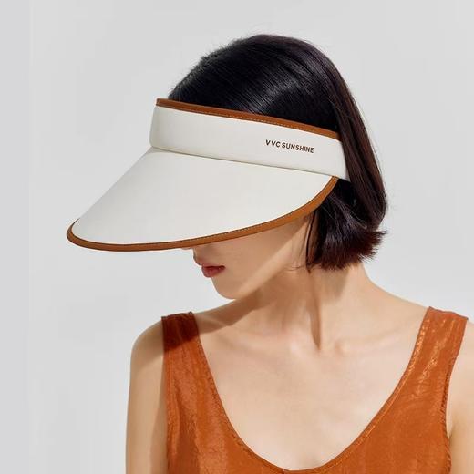 VVC沁风系列 工学视野防晒帽遮脸大帽檐显脸小空顶太阳帽 商品图1