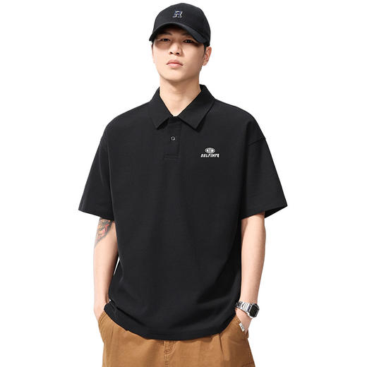 【DQ】大依优型大码男装短袖polo衫休闲潮牌宽松加大码百搭翻领半袖夏季新品上衣男士 商品图4