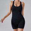 跃牌【洛水之神系列】训练健身服提臀朔身女装纯色无缝性感修身露背连体运动裤SY312 商品缩略图2