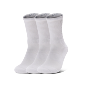 安德玛男款UA 3-Maker Mid-Crew袜—3双装1373084-100