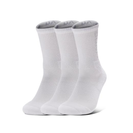 安德玛男款UA 3-Maker Mid-Crew袜—3双装1373084-100 商品图0