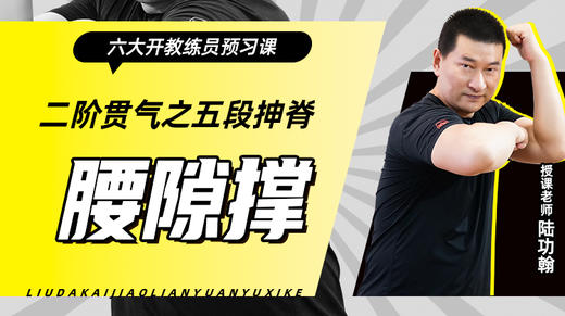 二阶贯气之【五段抻脊——腰隙撑】六大开教练员预习课 商品图0