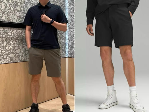 2504202   男士lulu 运动休闲中裤（2色） 商品图0