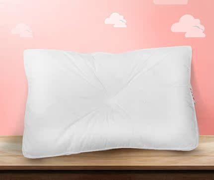 雅芳婷抑菌护颈枕童枕 儿童枕头纤维枕 中童枕头学生枕芯 商品图3