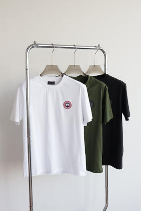 C.G 全棉小标刺绣 圆领短袖T恤 TX436