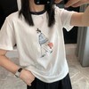 雪花竹节棉春季可爱印花减龄短袖T恤2025春百搭半袖！ 商品缩略图8