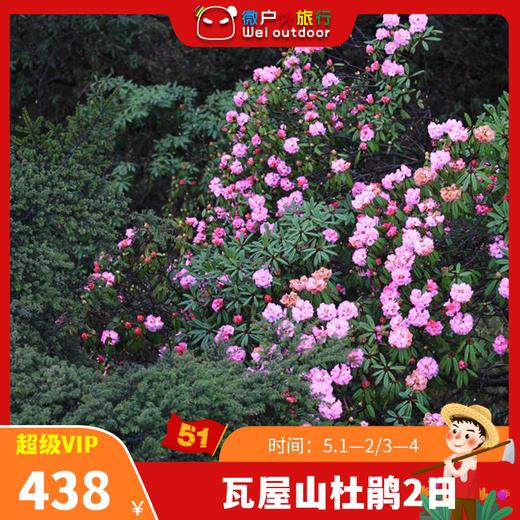 【五一丨瓦屋山2日游】（5.1-2/3-4）赏杜鹃、观云海、觅佛光、走进南国的杜鹃花海 商品图0
