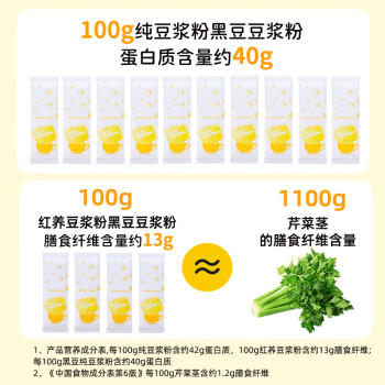 野三坡黑豆豆浆粉25gX10袋 非转基因原味无防腐剂高蛋白早餐冲饮  /粮油调味 /杂粮 /其他杂粮 商品图3