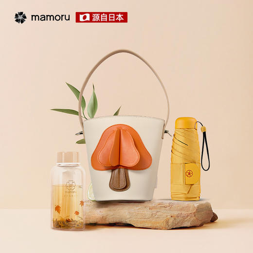 【Mamoru】蘑菇包太阳伞晴雨两用伞防晒女防紫外线超轻便携胶囊伞UPF50+ 商品图0