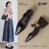 ZHR则则尖头玛丽珍鞋2025新款气质爆款法式单鞋高级女鞋一鞋两穿 商品缩略图2