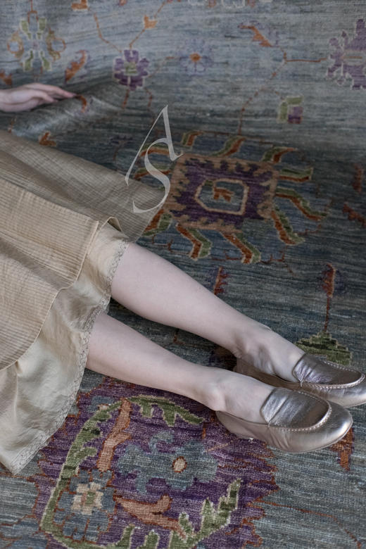 Marsell 铂金色小牛皮mandolo乐福鞋 商品图1