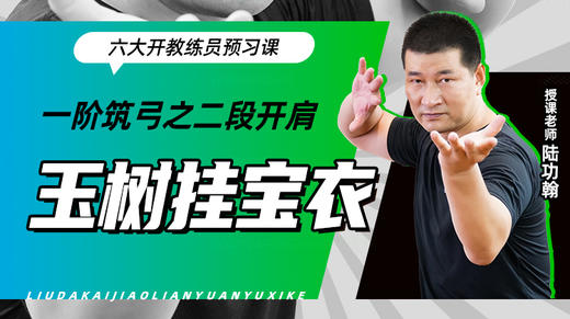 一阶筑弓之【二段开肩——玉树挂宝衣】六大开教练员预习课 商品图0