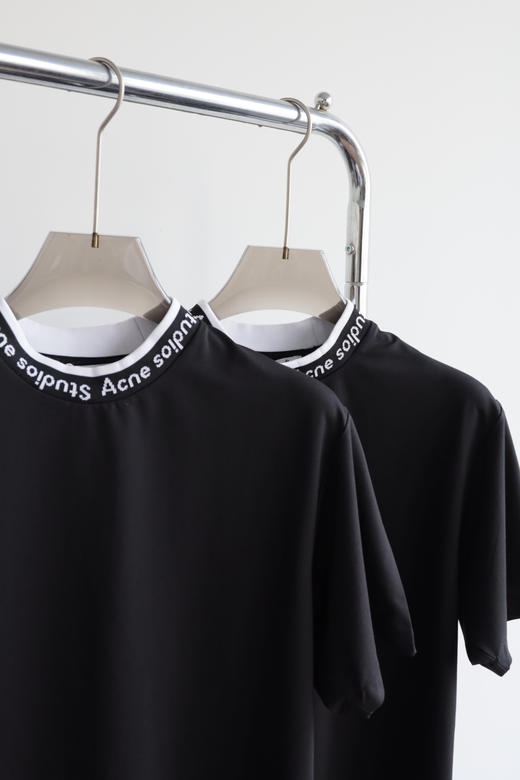 A.S 领口字母织带 弹力宽松圆领短袖 TX434 商品图3