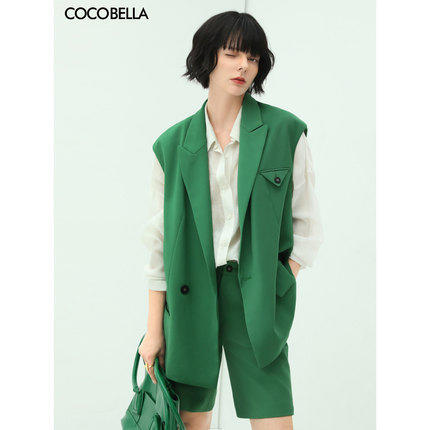 【限时秒杀】COCOBELLA简约时尚百慕大短裤气质通勤OL西装短裤SO504 商品图1