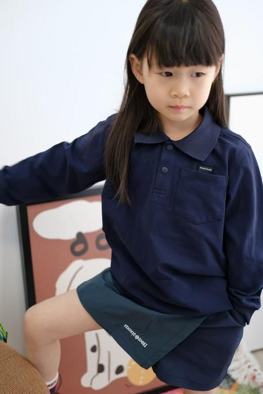 2025春夏MB空调凉感男女儿童户外翻领POLO透气排汗速干长袖T 商品图0