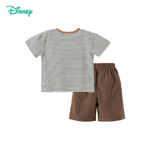 迪士尼【米奇冰感条纹套装】25夏季男童新款凉感T恤短袖透气短裤套装ZD2ET025 商品图7