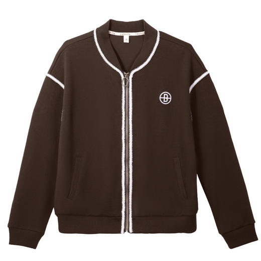 雀说立领棒球服外套新款爆款女装小香风休闲开衫上衣AL30170 商品图4