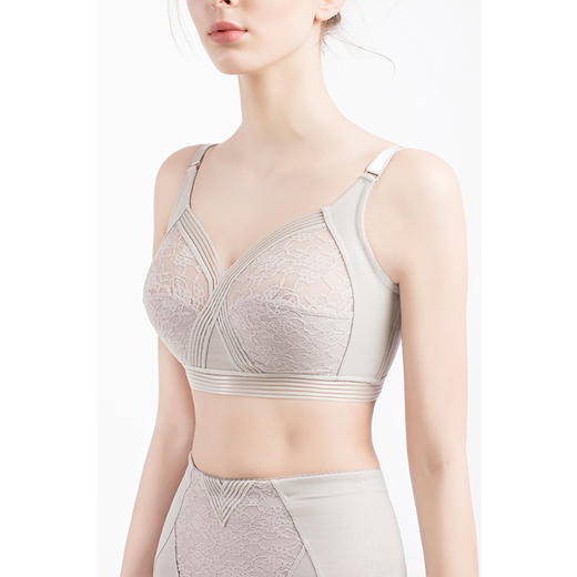 CB | 灰色X复古短文胸 商品图0