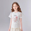 笛莎Deesha 童装女童T恤2025夏新款女童异材拼接图案T 商品缩略图0