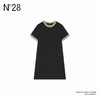 N°28 '千金梦幻'2025夏季新款时尚气质女士连衣裙 圆领短袖千金风中长裙885231L501 商品缩略图1