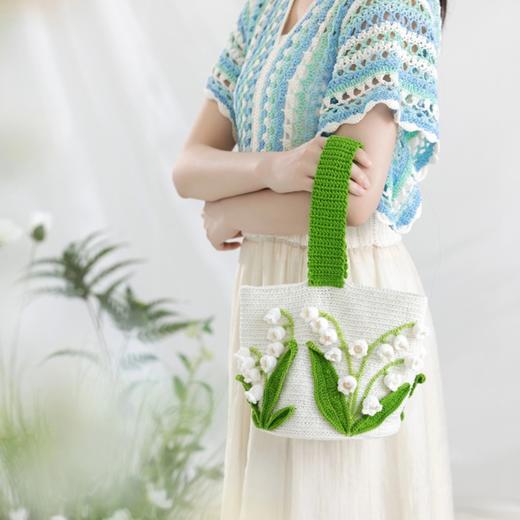 苏苏姐家花卉绮韵立体花水桶包手工diy编织钩针毛线团包包材料包 商品图2